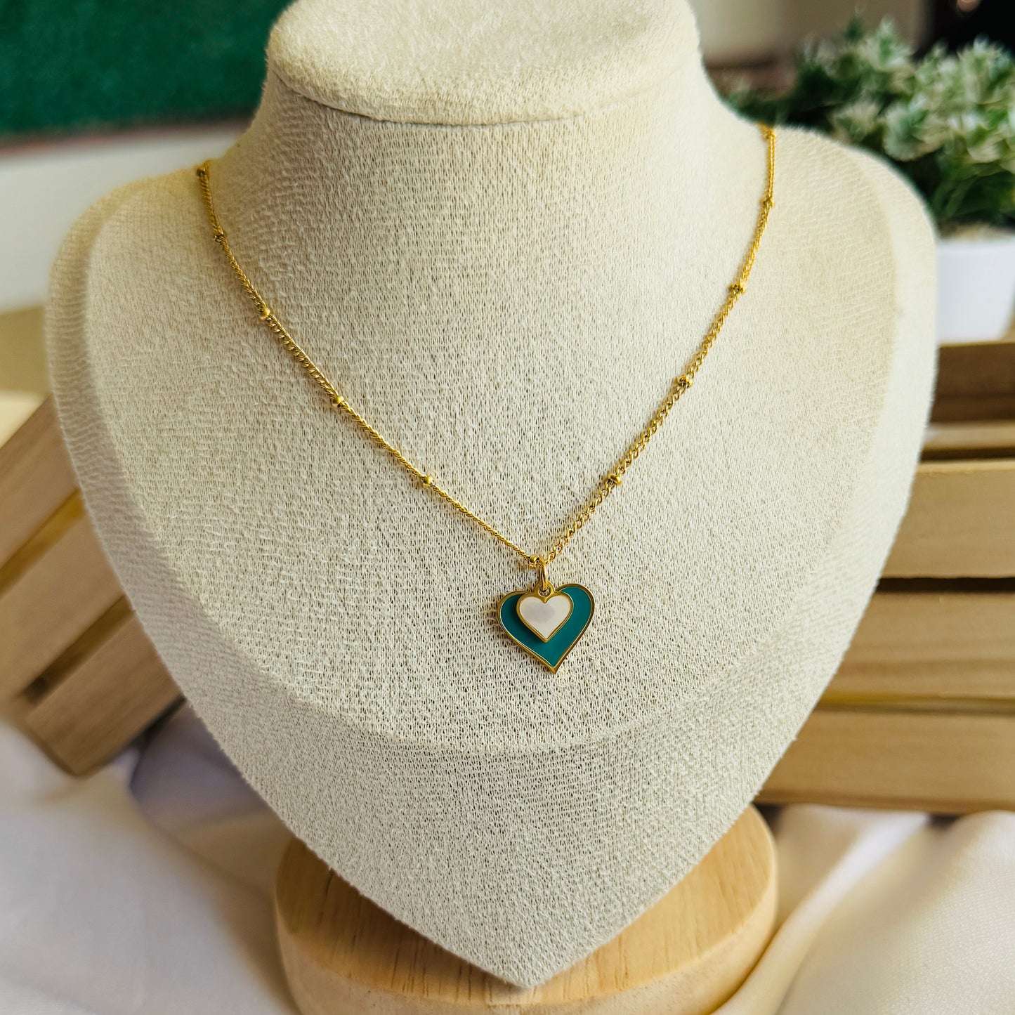 Turquoise Heart Necklace