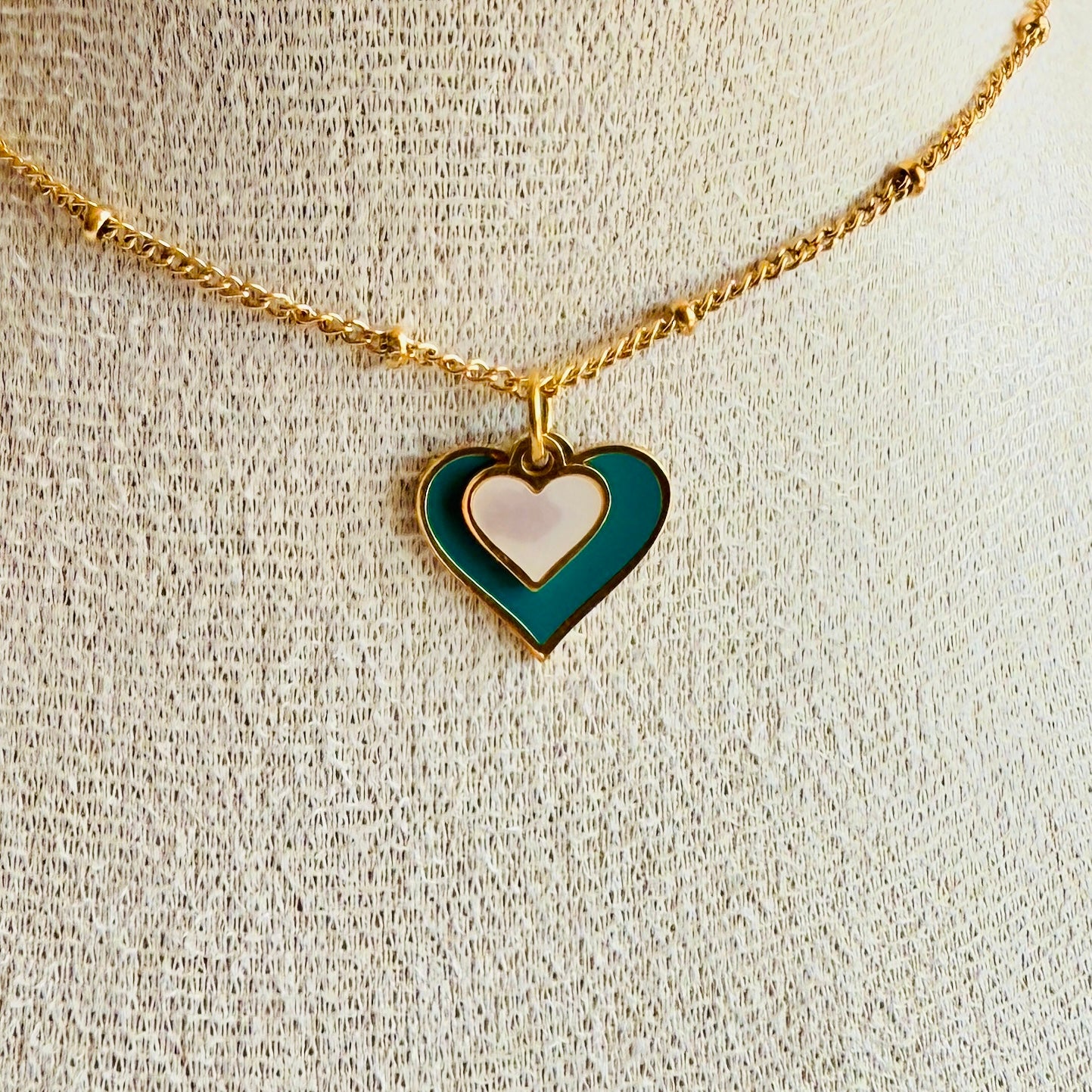 Turquoise Heart Necklace