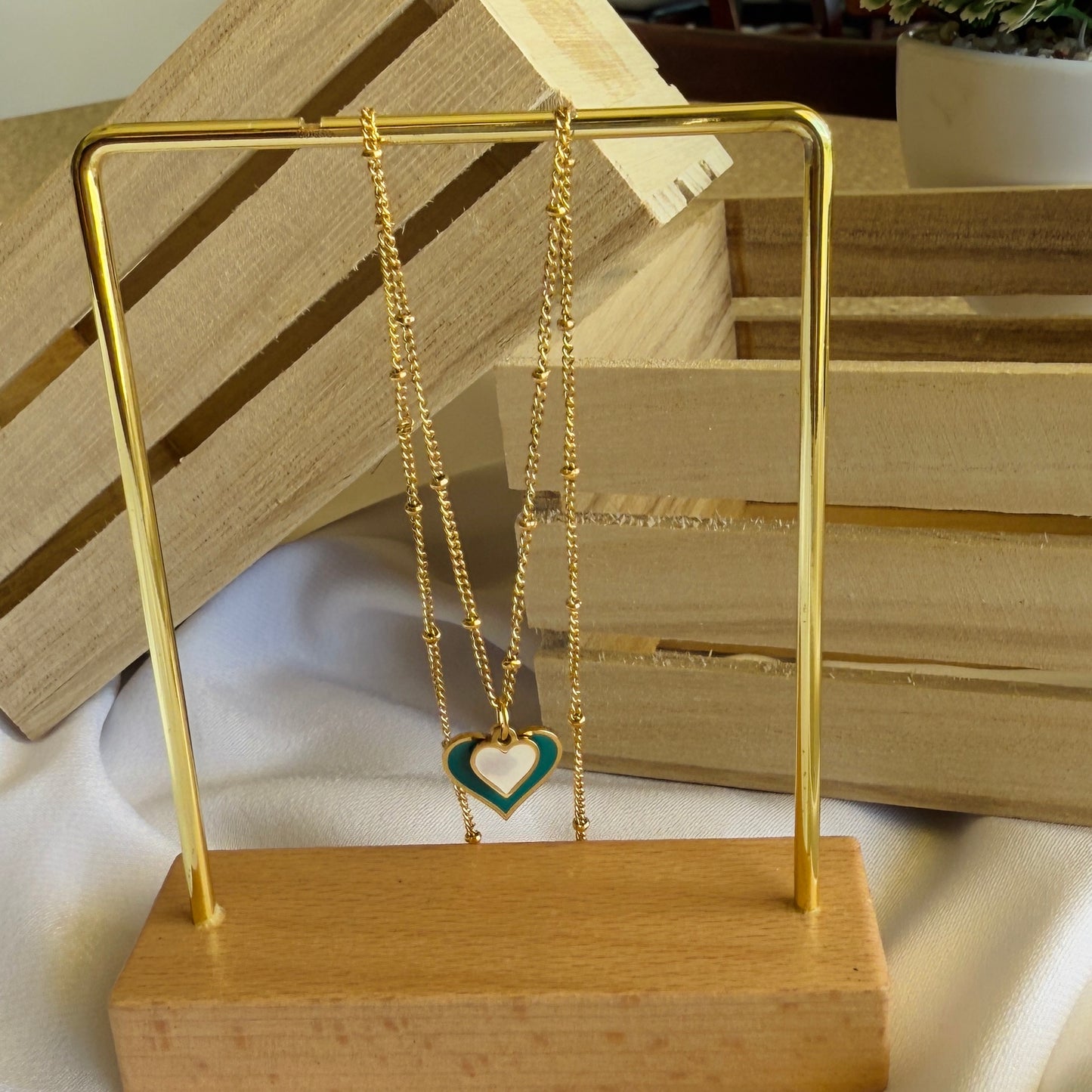 Turquoise Heart Necklace
