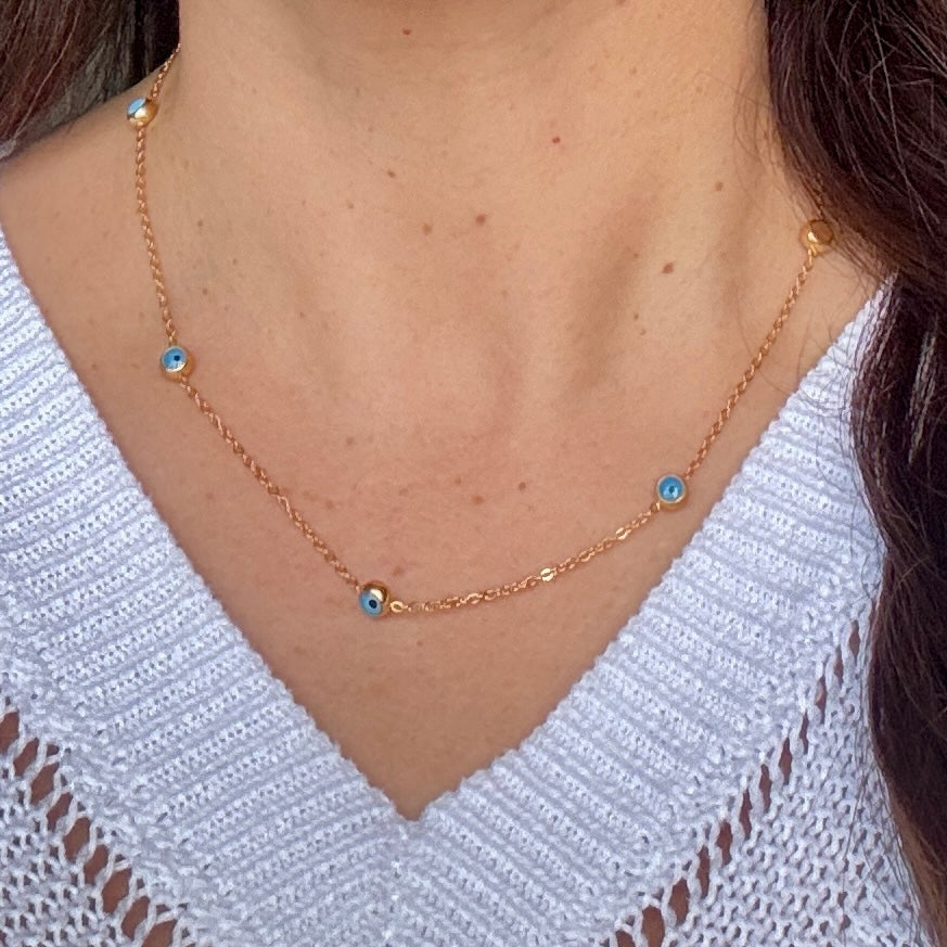 Blue Eyes Necklace