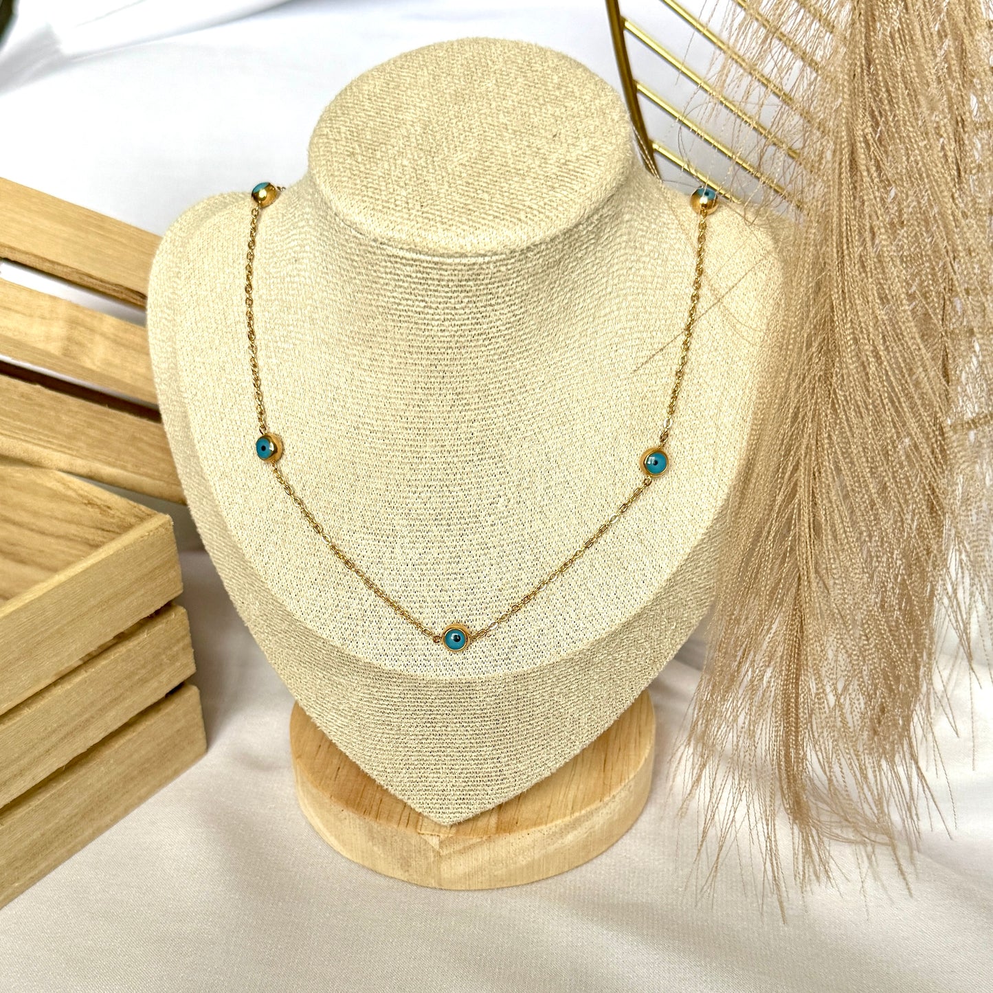 Blue Eyes Necklace