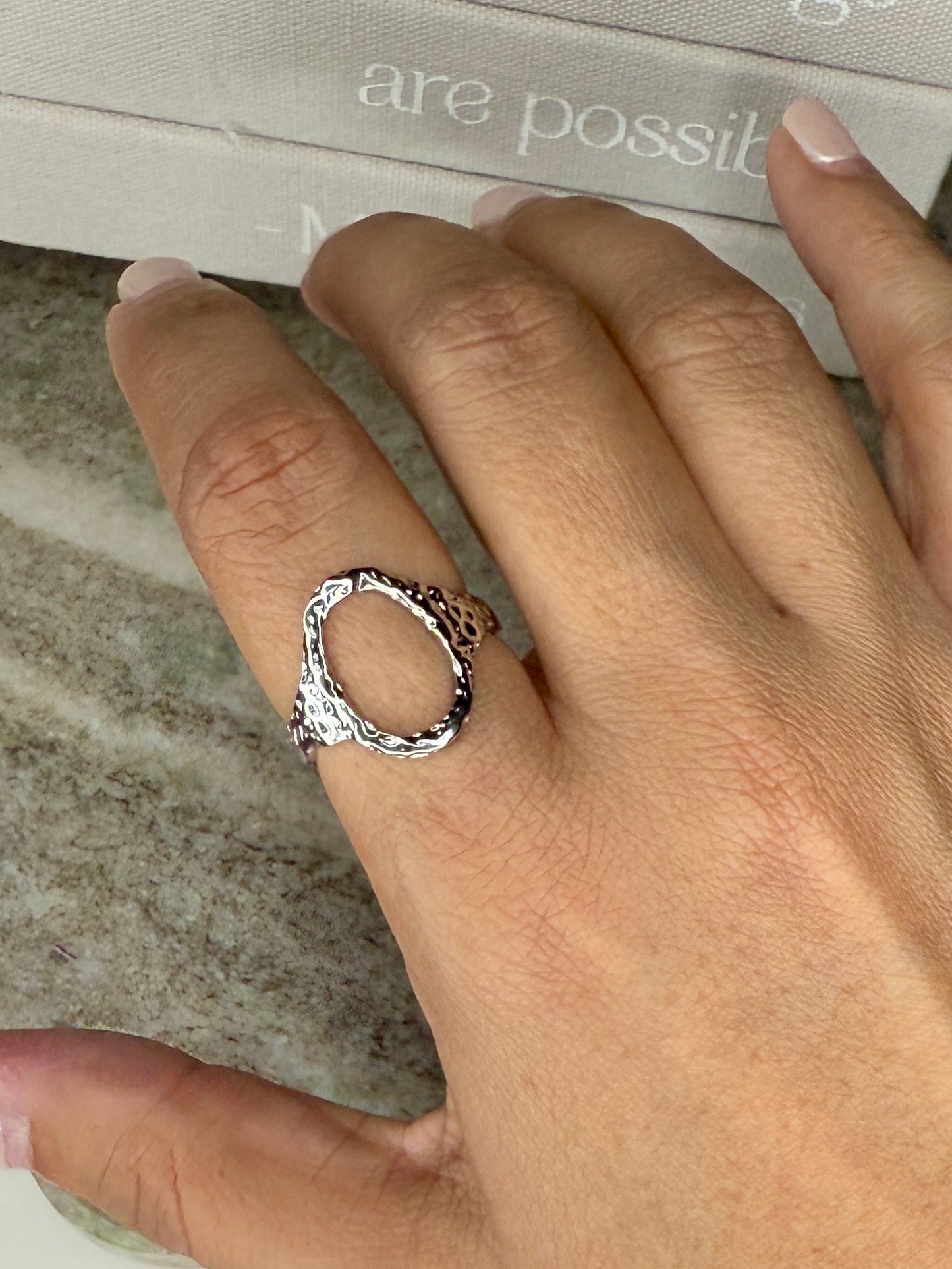 Rings Silver Stainless Steel
