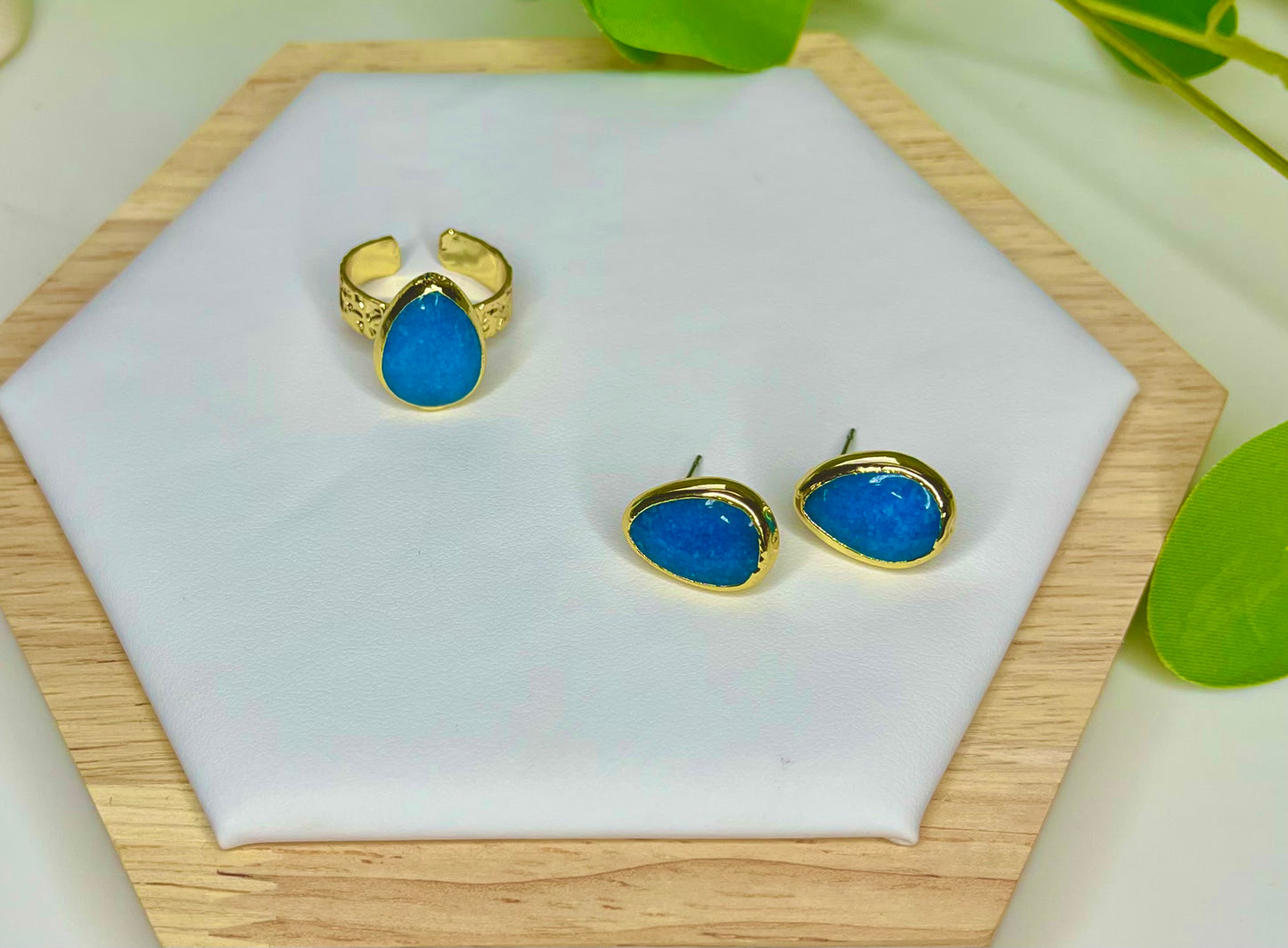 Drop Turquoise Turkish Set