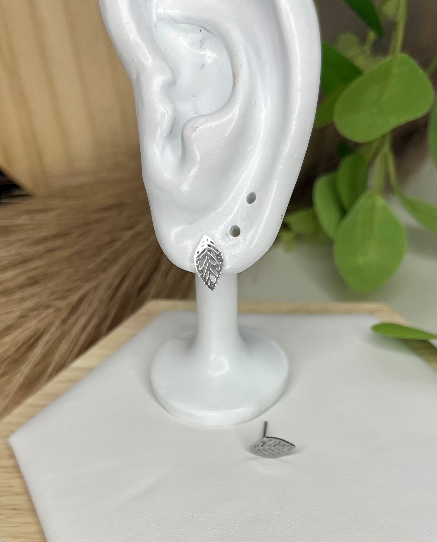 Leaf Silver Earring