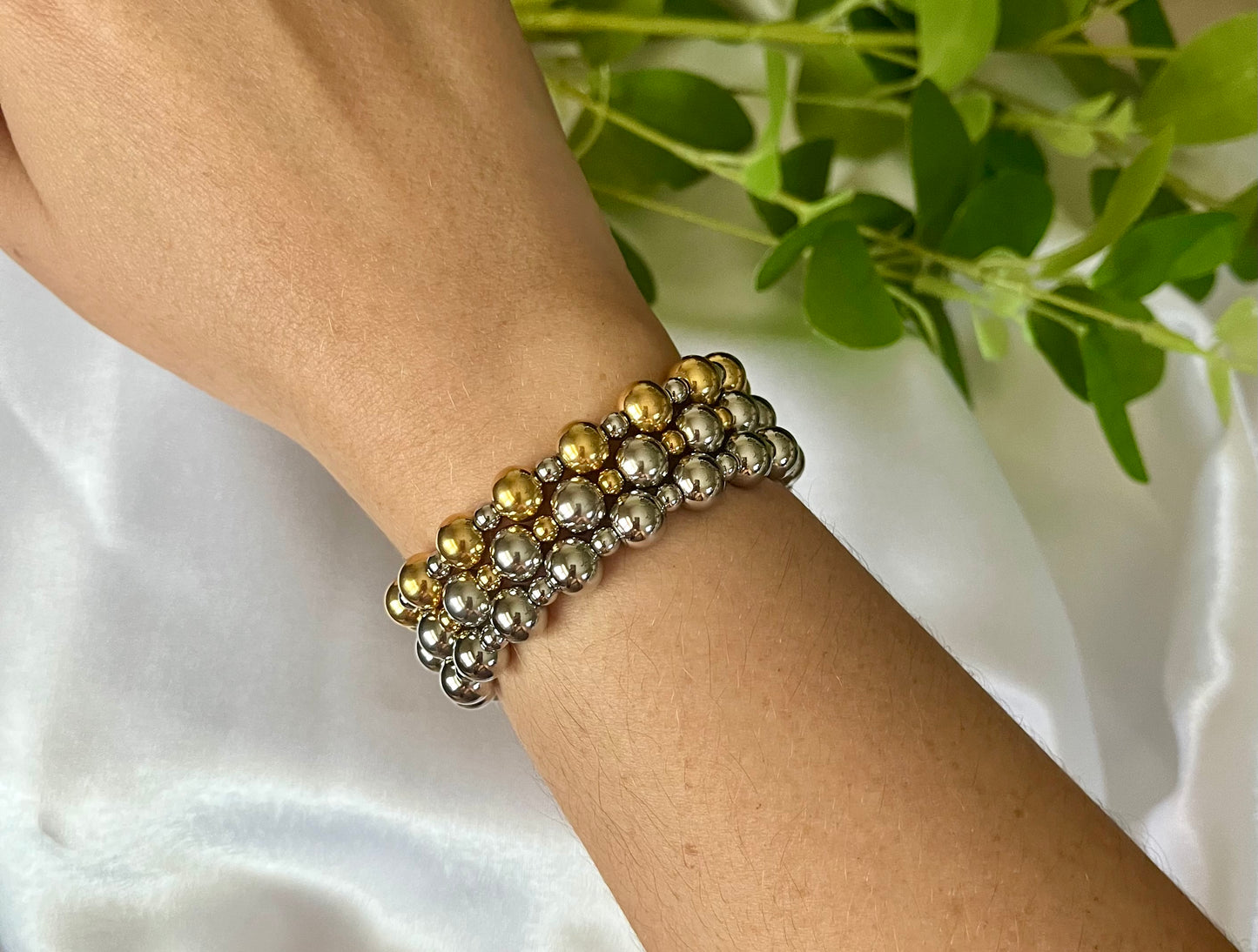 Silver & Gold Mery Bracelet